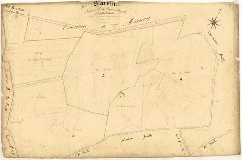Saint-Aubin, section A dite des Vignes Trugalles, feuille n° 1