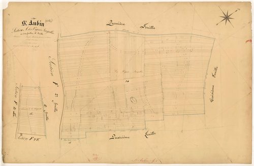 Saint-Aubin, section A dite des Vignes Trugalles, feuille n° 5