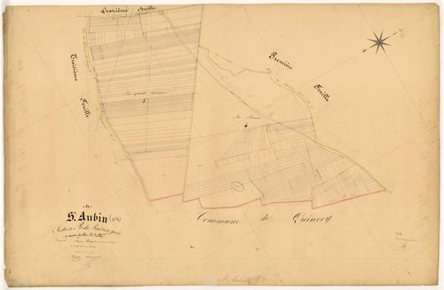 Saint-Aubin, section B dite du Buisson Noir, feuille n° 2