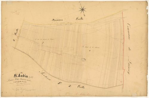 Saint-Aubin, section B dite du Buisson Noir, feuille n° 3