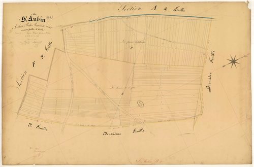 Saint-Aubin, section B dite du Buisson Noir, feuille n° 4