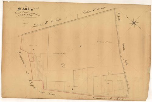 Saint-Aubin, section D dite du Chemin d'Orléans, feuille n° 1