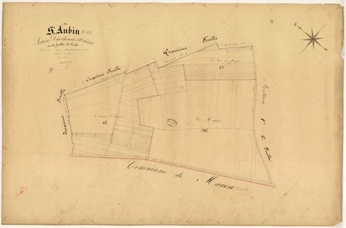 Saint-Aubin, section D dite du Chemin d'Orléans, feuille n° 6