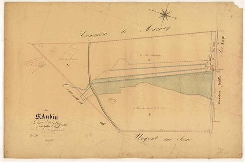 Saint-Aubin, section E dite de la Chapelle, feuille n° 1