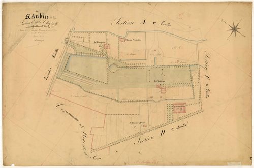 Saint-Aubin, section E dite de la Chapelle, feuille n° 2