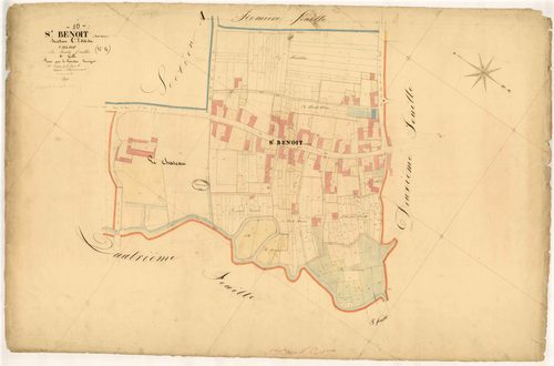 Saint-Benoît-sur-Seine, section C dite du Village, feuille n° 1, parcelles n° 1-260