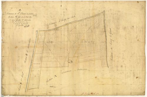 Saint-Etienne-sous-Barbuise, section A dite de la Belle Idée, feuille n° 1