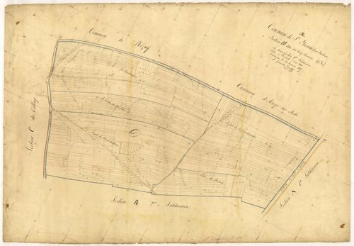 Saint-Etienne-sous-Barbuise, section B dite des 5 Chemins, feuille n° 1