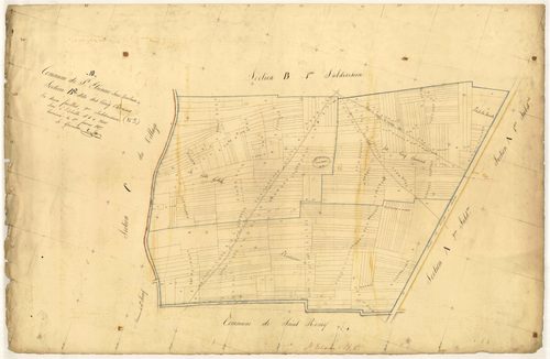 Saint-Etienne-sous-Barbuise, section B dite des 5 Chemins, feuille n° 2