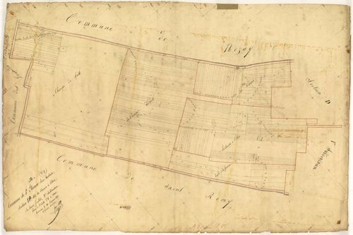 Saint-Etienne-sous-Barbuise, section D dite du Chemin à l'Ane, feuille n° 2