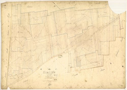 Saint-Flavy, section B dite des Egriolles, feuille n° 2, parcelles n° 588-1286