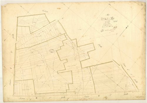 Saint-Flavy, section C dite du Village, feuille n° 4, parcelles n° 717-935