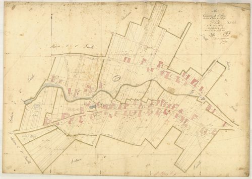 Saint-Flavy, section C dite du Village, feuille n° 7, parcelles n° 1220-1519