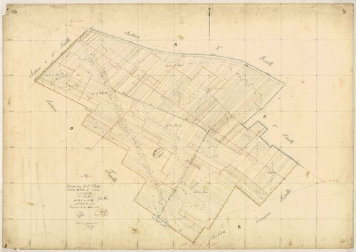 Saint-Flavy, section D dite de l'Orme, feuille n° 1, parcelles n° 1-409