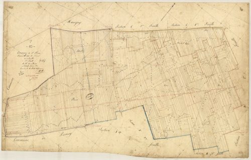 Saint-Flavy, section D dite de l'Orme, feuille n° 2, parcelles n° 410-1029