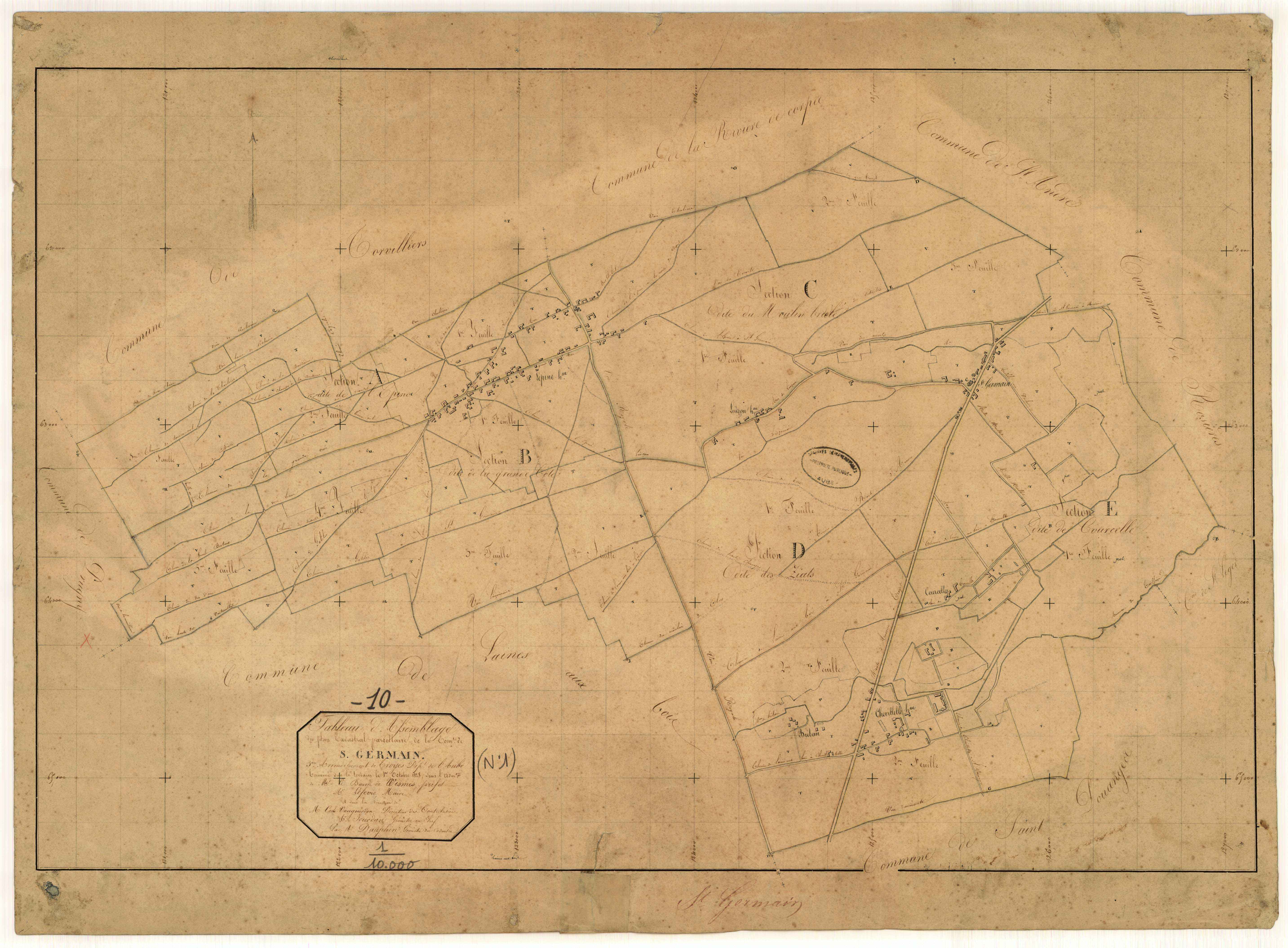Saint-Germain, tableau d'assemblage