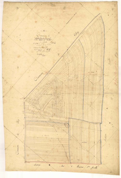 Saint-Jean-de-Bonneval, section A dite des Boëlles, feuille n° 2, parcelles n° 417-766