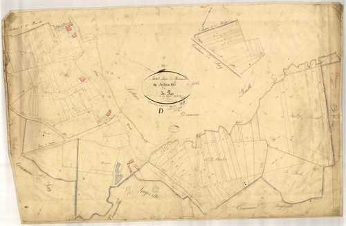 Saint-Jean-de-Bonneval, section D dite des Prés, feuille n° 3