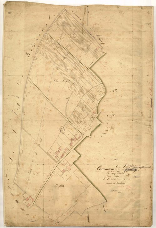 Saint-Jean-de-Bonneval, section E, feuille n° 1