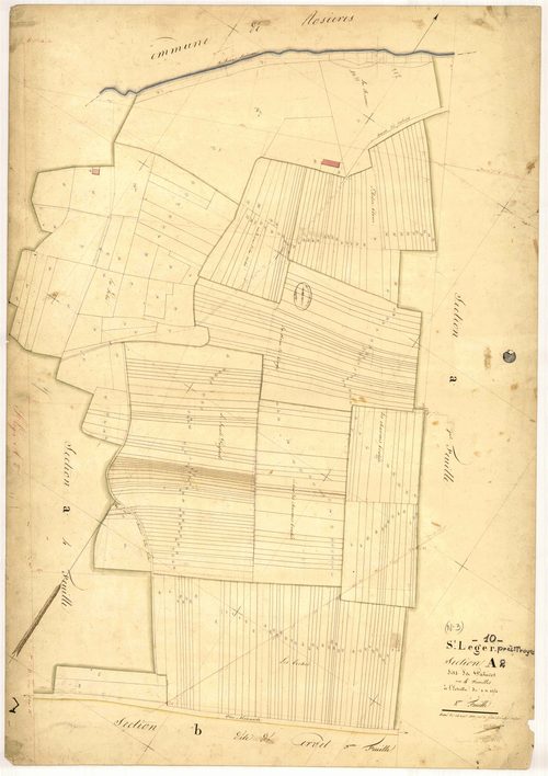 Saint-Léger-Près-Troyes, section A dite des Pâtures, feuille n° 2