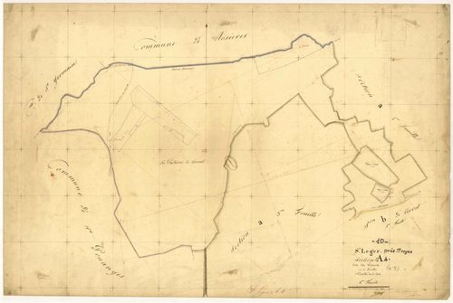 Saint-Léger-Près-Troyes, section A dite des Pâtures, feuille n° 4