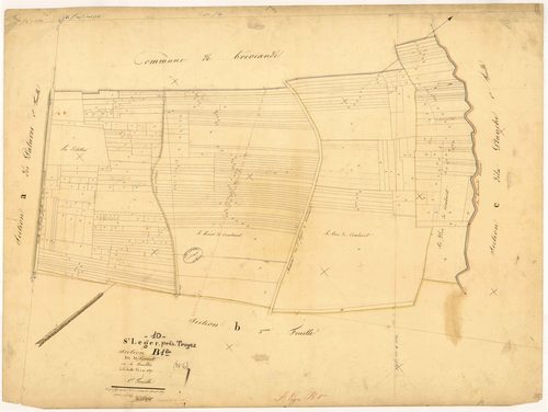Saint-Léger-Près-Troyes, section B dite de Cervet, feuille n° 1