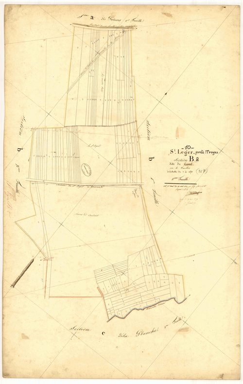 Saint-Léger-Près-Troyes, section B dite de Cervet, feuille n° 2