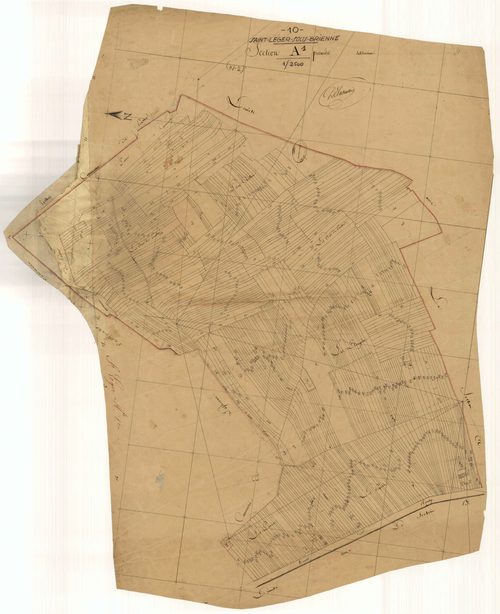 Saint-Léger-sous-Brienne, section A, feuille n° 1