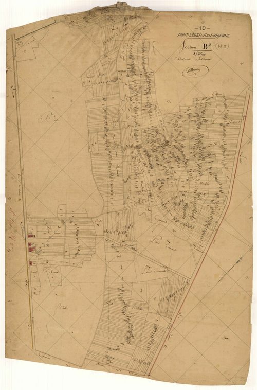 Saint-Léger-sous-Brienne, section B, feuille n° 2