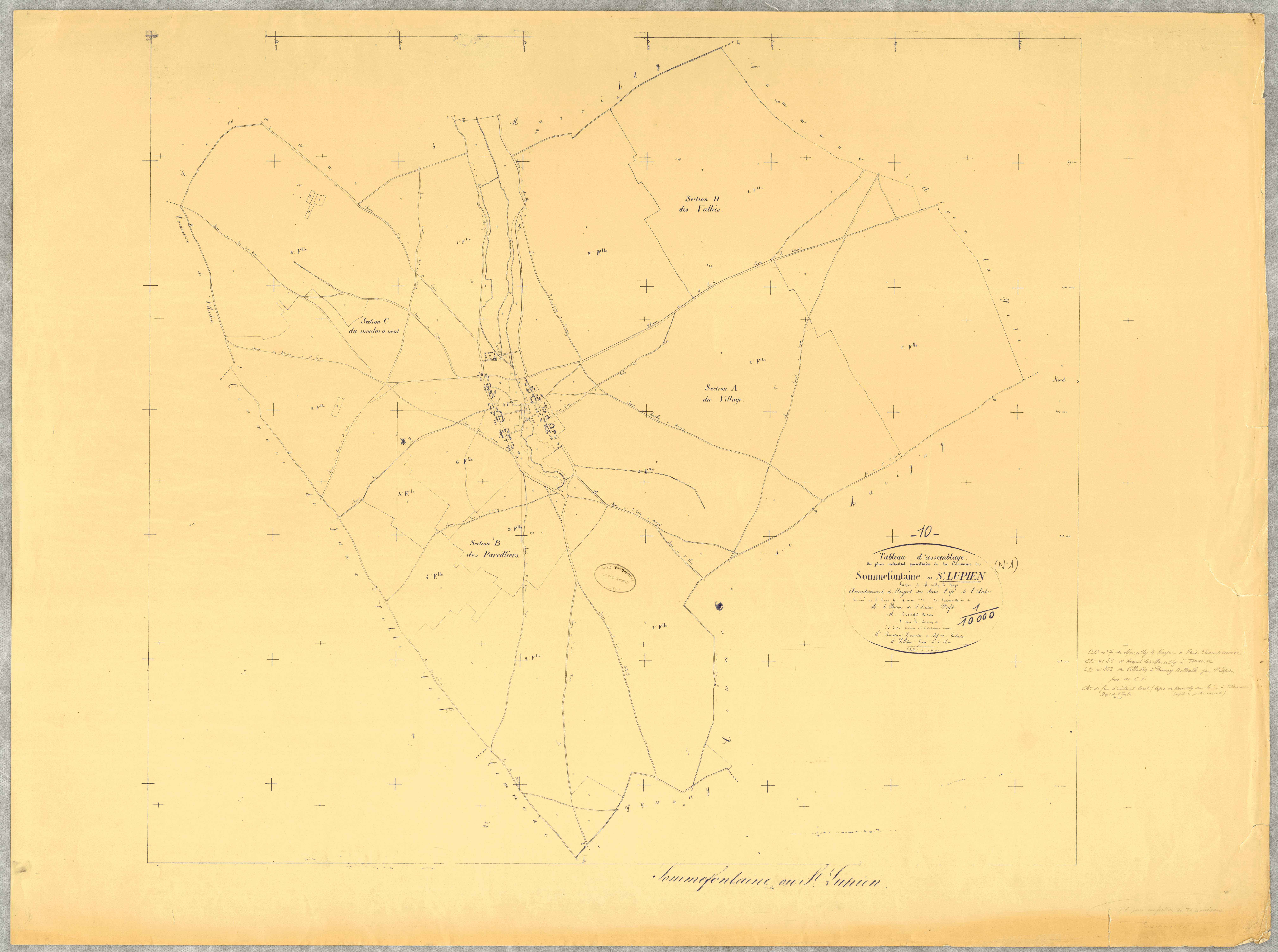 Saint-Lupien, tableau d'assemblage