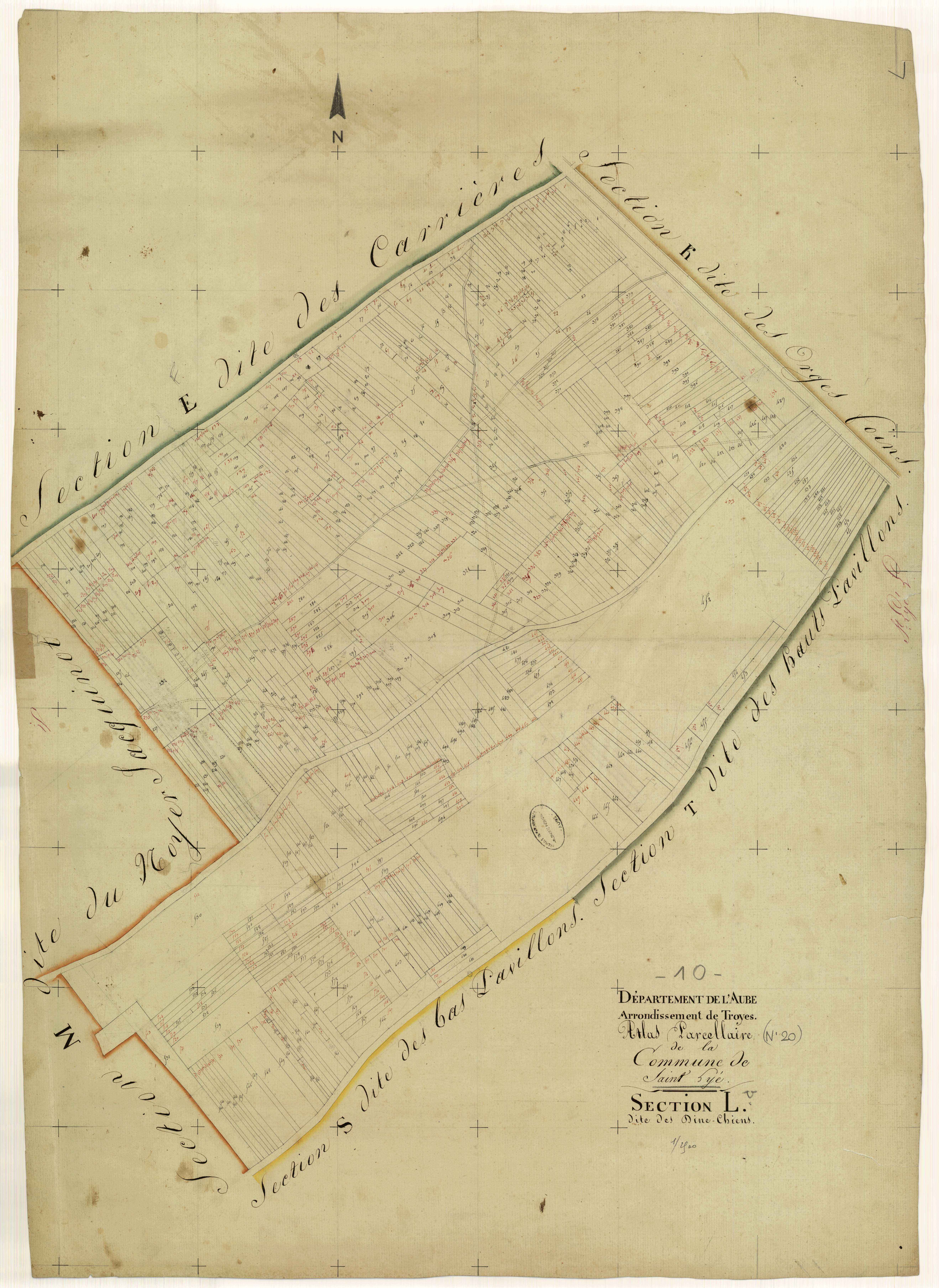 Saint-Lyé, section L dite des Dine-Chiens