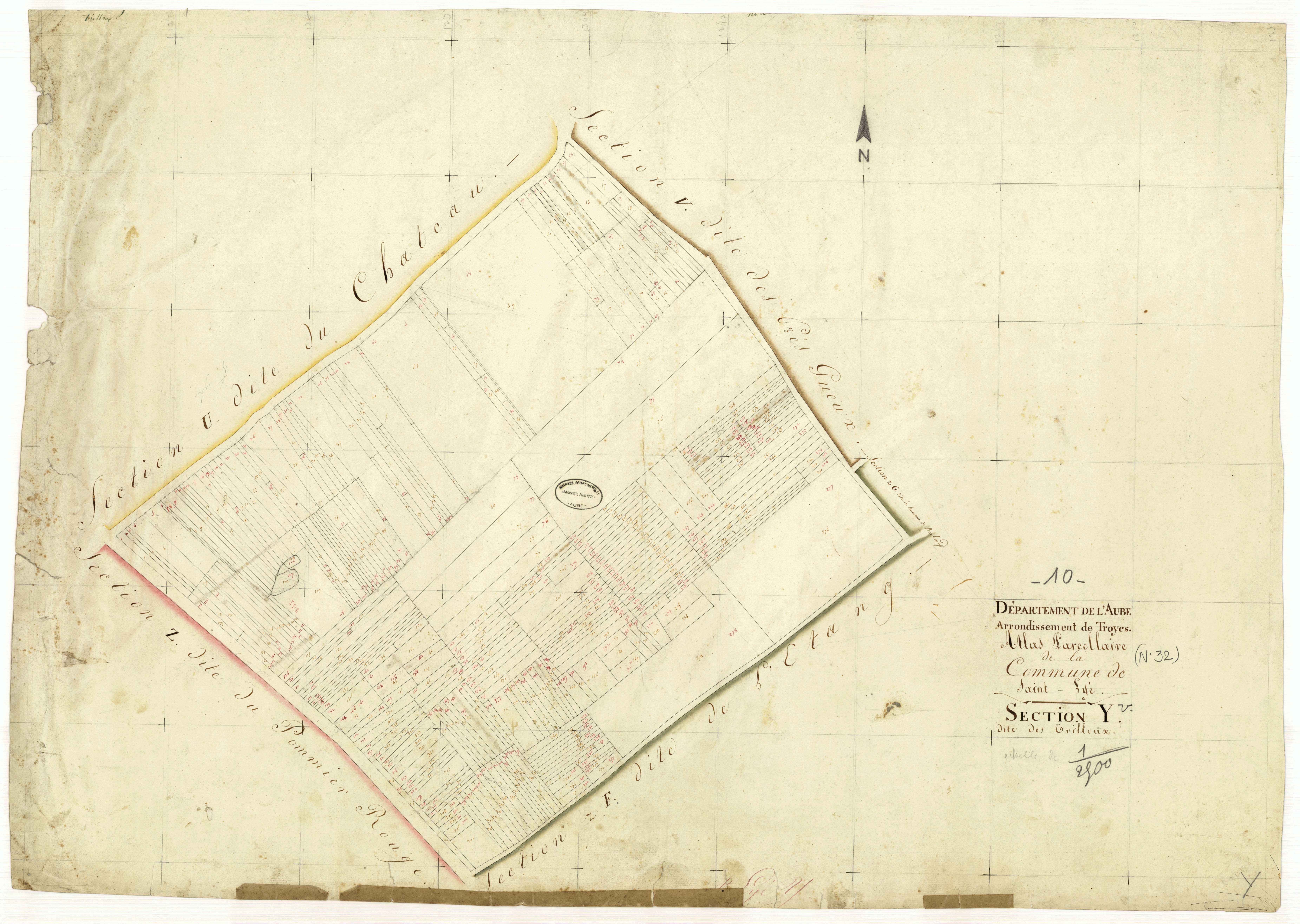Saint-Lyé, section Y dite des Trilloux