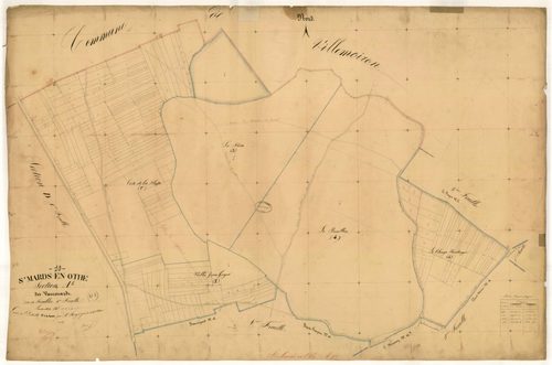 Saint-Mards-en-Othe, section A dite des Vaucouards, feuille n° 1