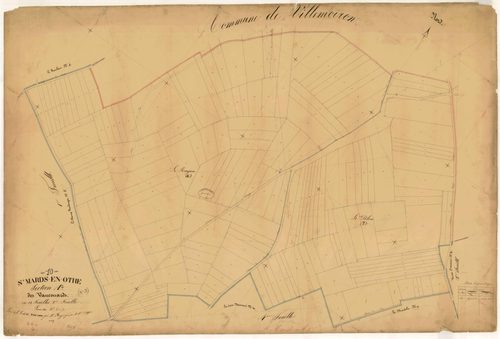 Saint-Mards-en-Othe, section A dite des Vaucouards, feuille n° 2