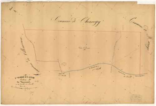 Saint-Mards-en-Othe, section A dite des Vaucouards, feuille n° 3