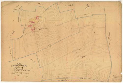 Saint-Mards-en-Othe, section A dite des Vaucouards, feuille n° 4