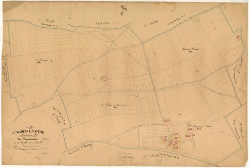 Saint-Mards-en-Othe, section A dite des Vaucouards, feuille n° 5
