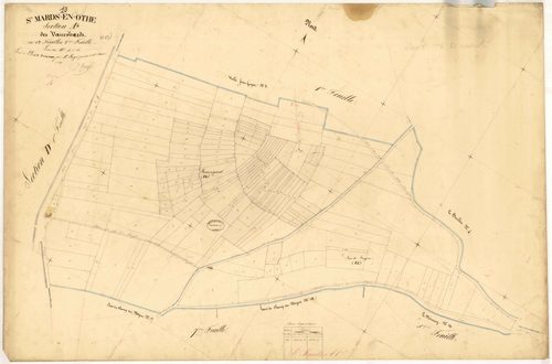 Saint-Mards-en-Othe, section A dite des Vaucouards, feuille n° 6
