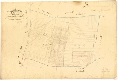 Saint-Mards-en-Othe, section A dite des Vaucouards, feuille n° 7