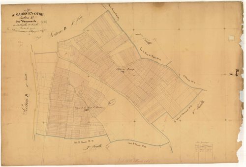 Saint-Mards-en-Othe, section A dite des Vaucouards, feuille n° 8