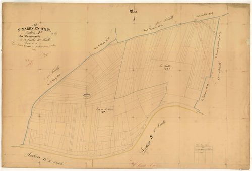 Saint-Mards-en-Othe, section A dite des Vaucouards, feuille n° 11