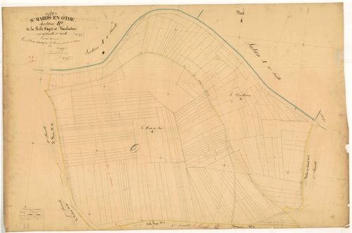 Saint-Mards-en-Othe, section B dite de la Belle Fayte et Vaubadon, feuille n° 2