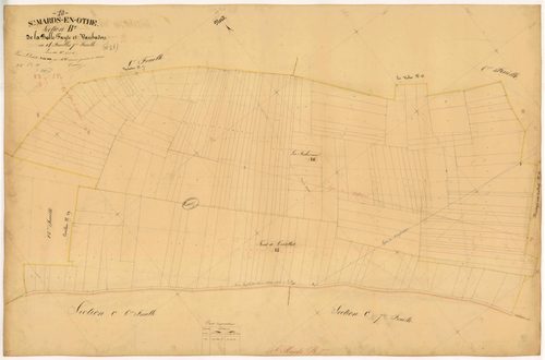 Saint-Mards-en-Othe, section B dite de la Belle Fayte et Vaubadon, feuille n° 7