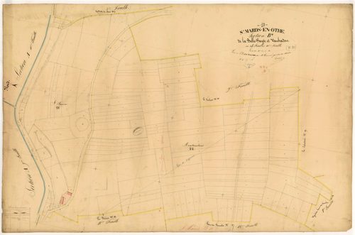 Saint-Mards-en-Othe, section B dite de la Belle Fayte et Vaubadon, feuille n° 10