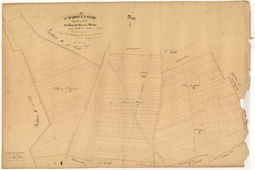 Saint-Mards-en-Othe, section C dite de la Lisière des Bois et la Mivoie, feuille n° 4