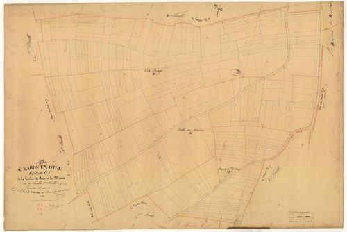 Saint-Mards-en-Othe, section C dite de la Lisière des Bois et la Mivoie, feuille n° 5