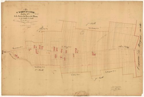Saint-Mards-en-Othe, section C dite de la Lisière des Bois et la Mivoie, feuille n° 8