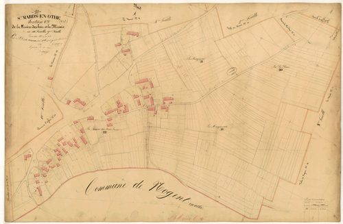 Saint-Mards-en-Othe, section C dite de la Lisière des Bois et la Mivoie, feuille n° 9