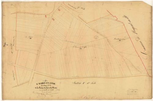 Saint-Mards-en-Othe, section C dite de la Lisière des Bois et la Mivoie, feuille n° 10