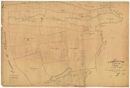 Saint-Mards-en-Othe, section D dite du Bourg, feuille n° 1